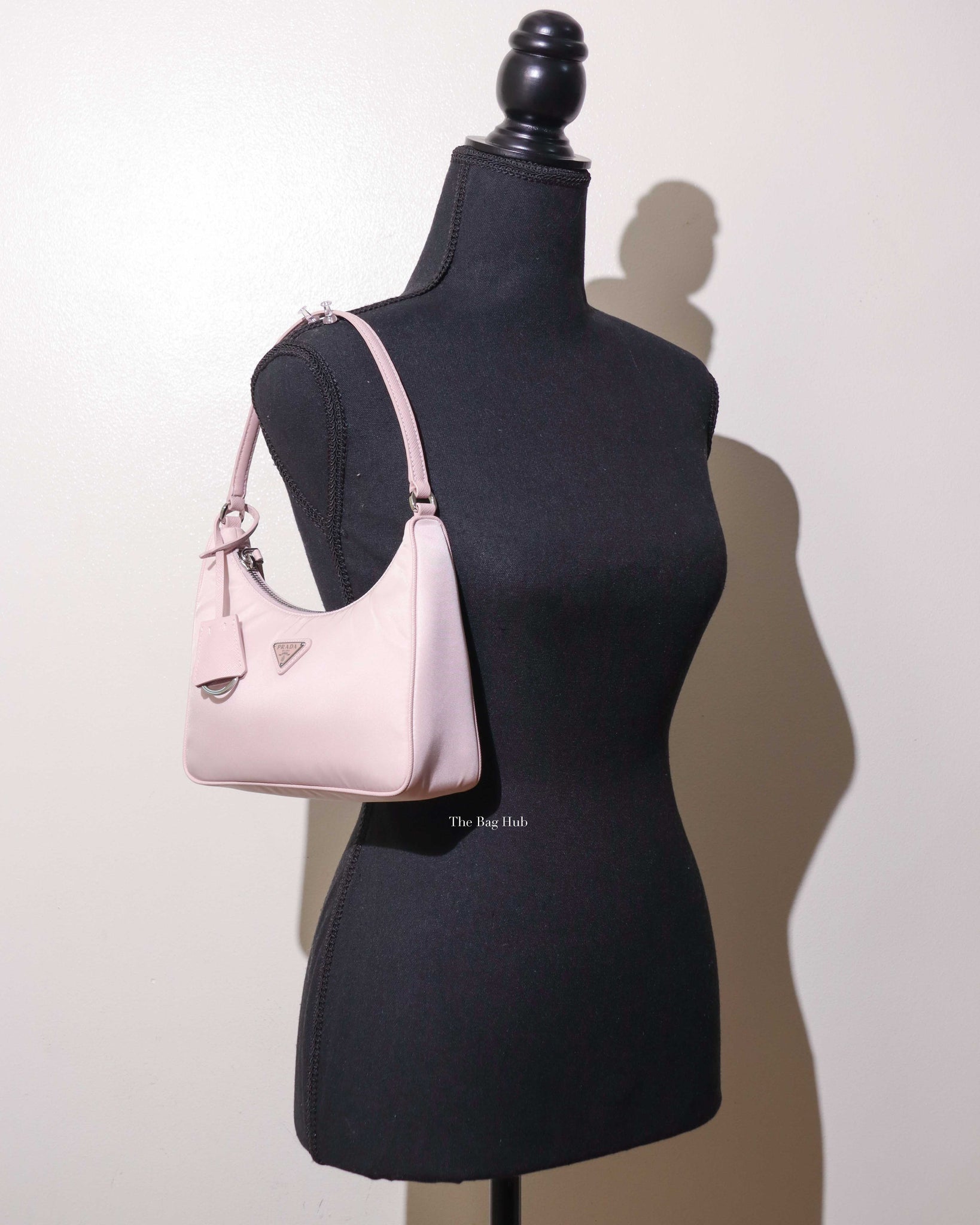 Prada Alabastro Pink Re-Nylon Re-Edition 2005 Mini Bag 1NE204