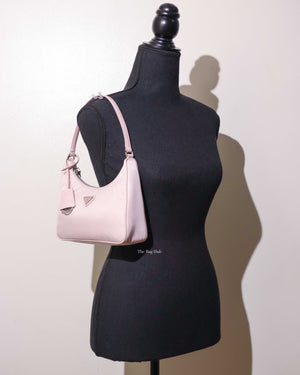 Prada Alabastro Pink Re-Nylon Re-Edition 2005 Mini Bag 1NE204