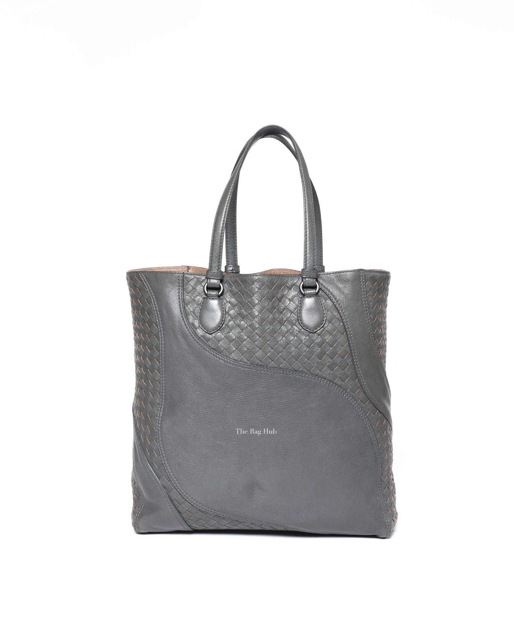 Bottega Veneta Dark Grey Tote Bag