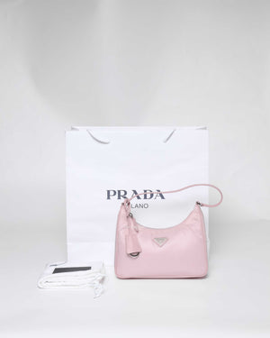Prada Alabastro Pink Re-Nylon Re-Edition 2005 Mini Bag 1NE204