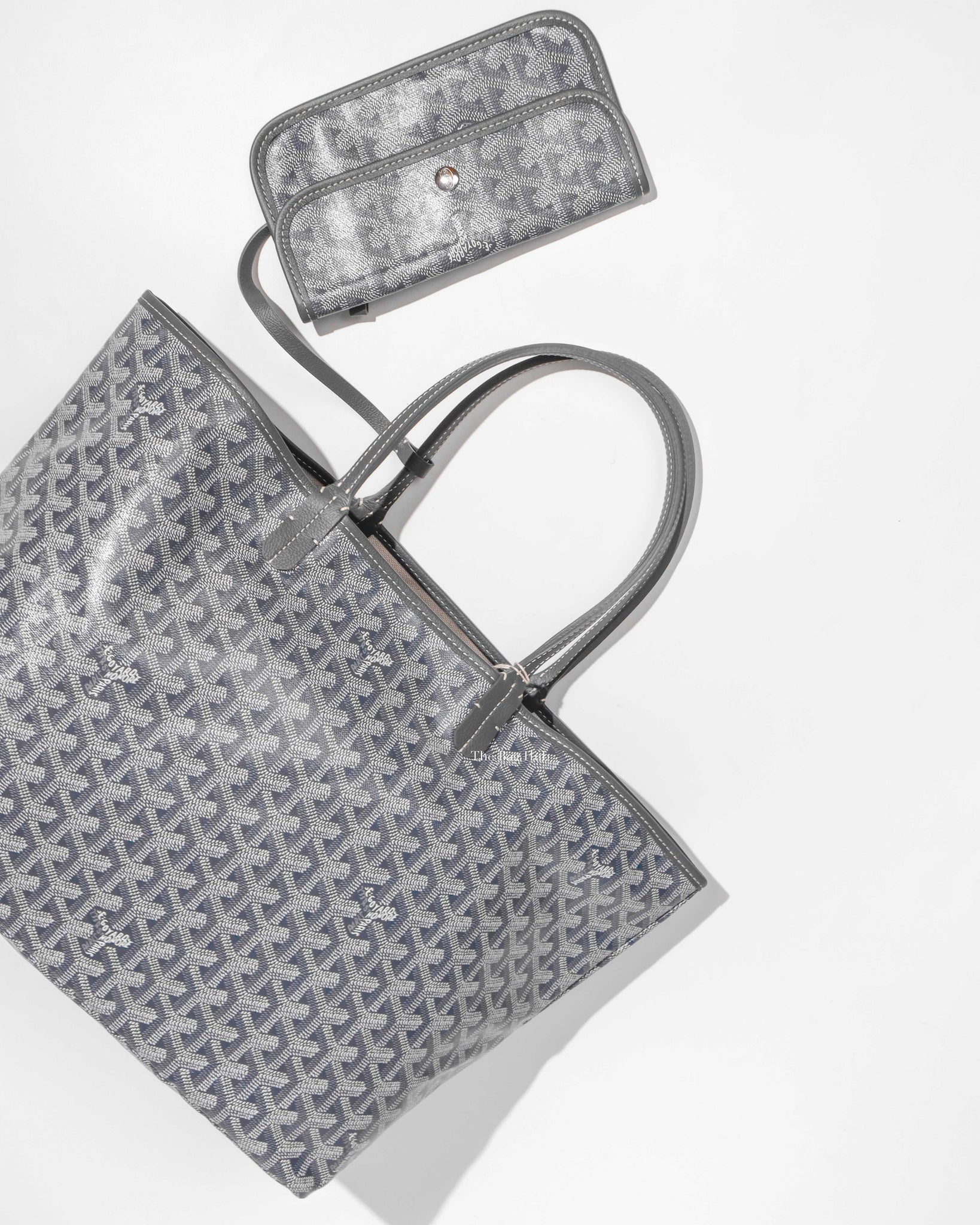 Goyard Gray Saint Louis PM Tote Bag, Designer Brand
