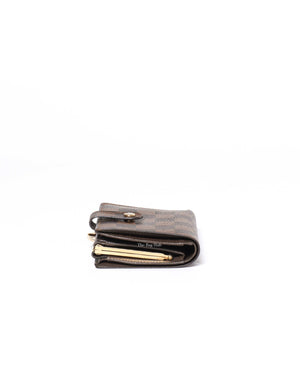 Louis Vuitton Damier Ebene French Kisslock Bi-fold Wallet-5