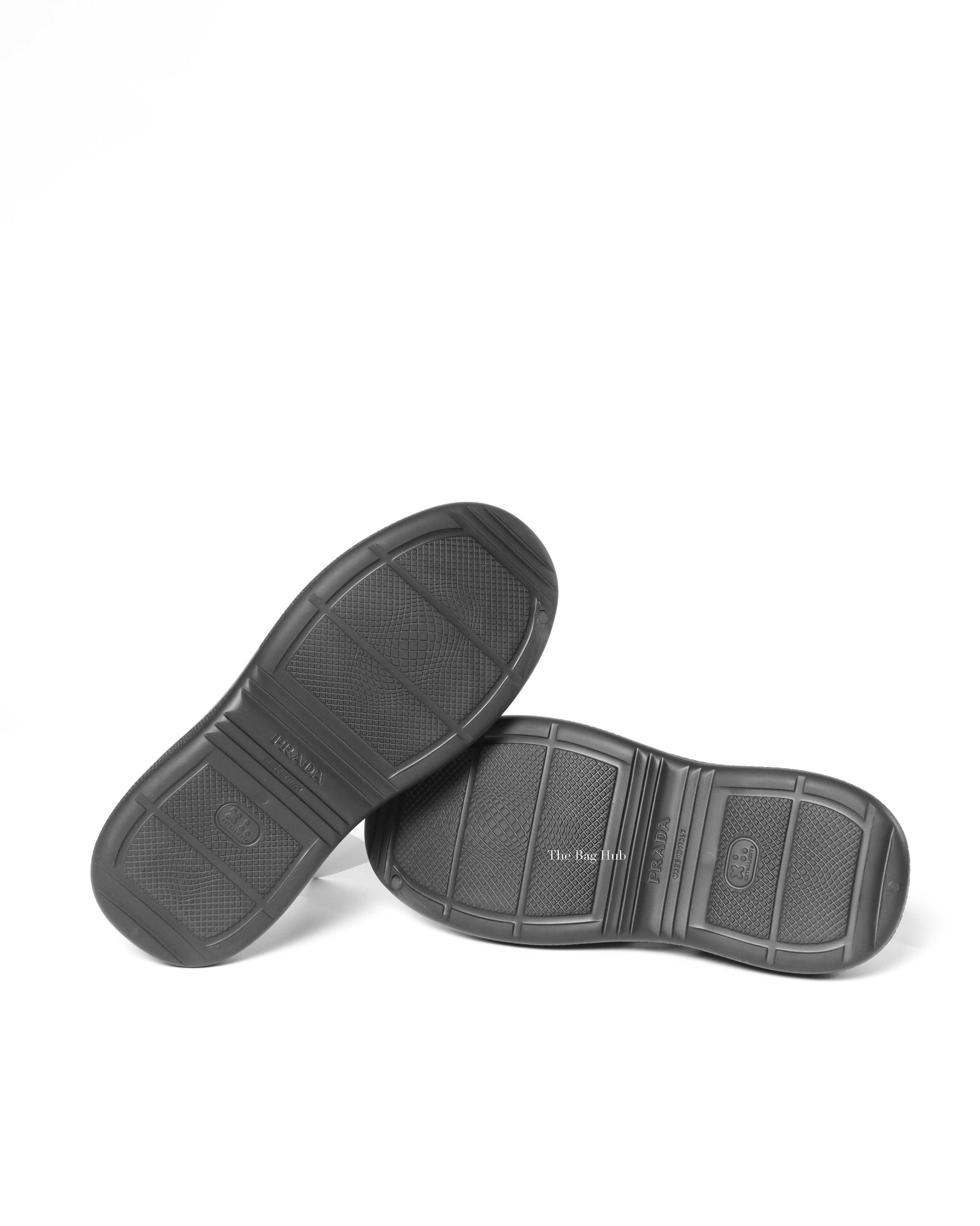 Prada Black Rubber Mellow Logo Men's Clogs Size 41-7
