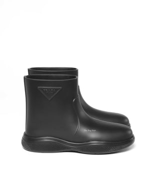 Prada Nero Calzature Uomo 2TE184 Men's Foam Rubber Booties Size 41-4