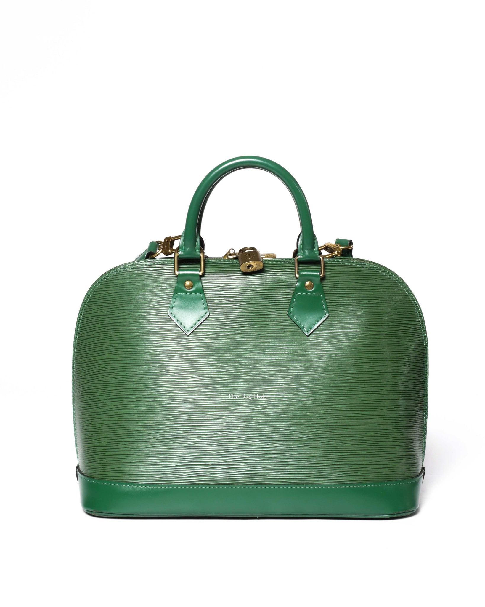 Louis Vuitton Green Epi Alma PM Shoulder Bag-3