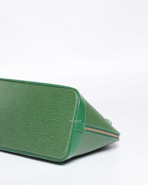 Louis Vuitton Green Epi Alma PM Shoulder Bag-8