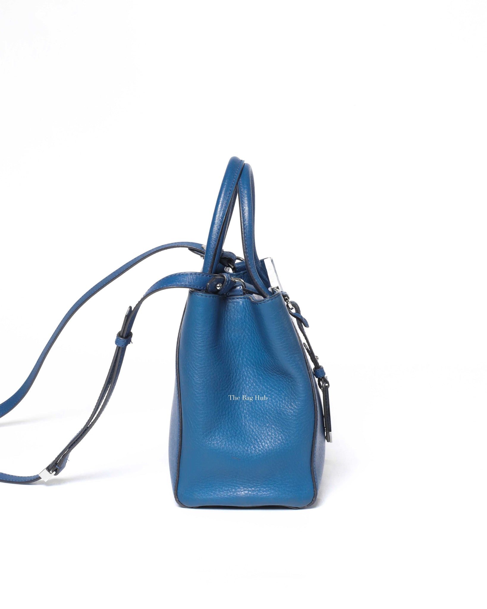 Fendi Blue Petite 2 Jours Shoulder Bag-4