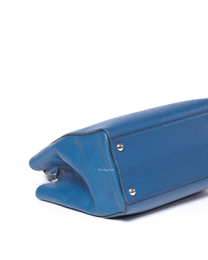 Fendi Blue Petite 2 Jours Shoulder Bag-9