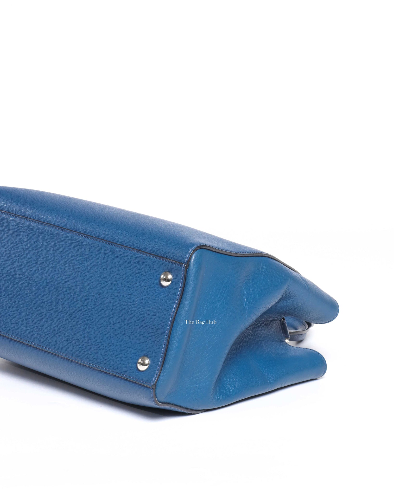 Fendi Blue Petite 2 Jours Shoulder Bag-10