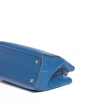 Fendi Blue Petite 2 Jours Shoulder Bag-10