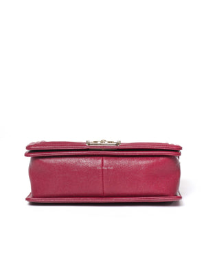 Chanel Maroon Caviar Leboy Old Medium GHW-6