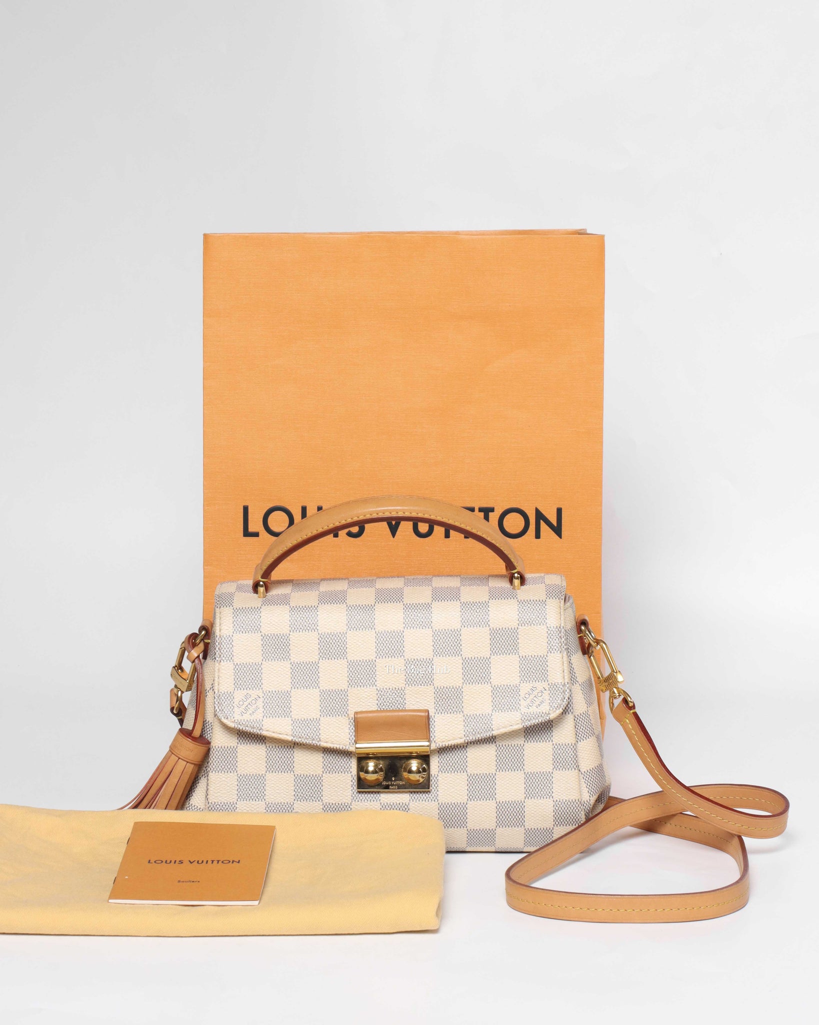 Louis Vuitton Damier Azur Croisette Crossbody Bag-13