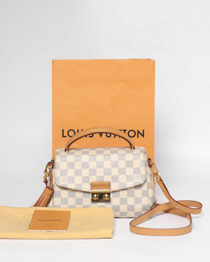 Louis Vuitton Damier Azur Croisette Crossbody Bag-13