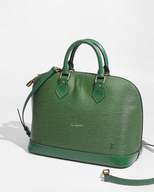 Louis Vuitton Green Epi Alma PM Shoulder Bag-1