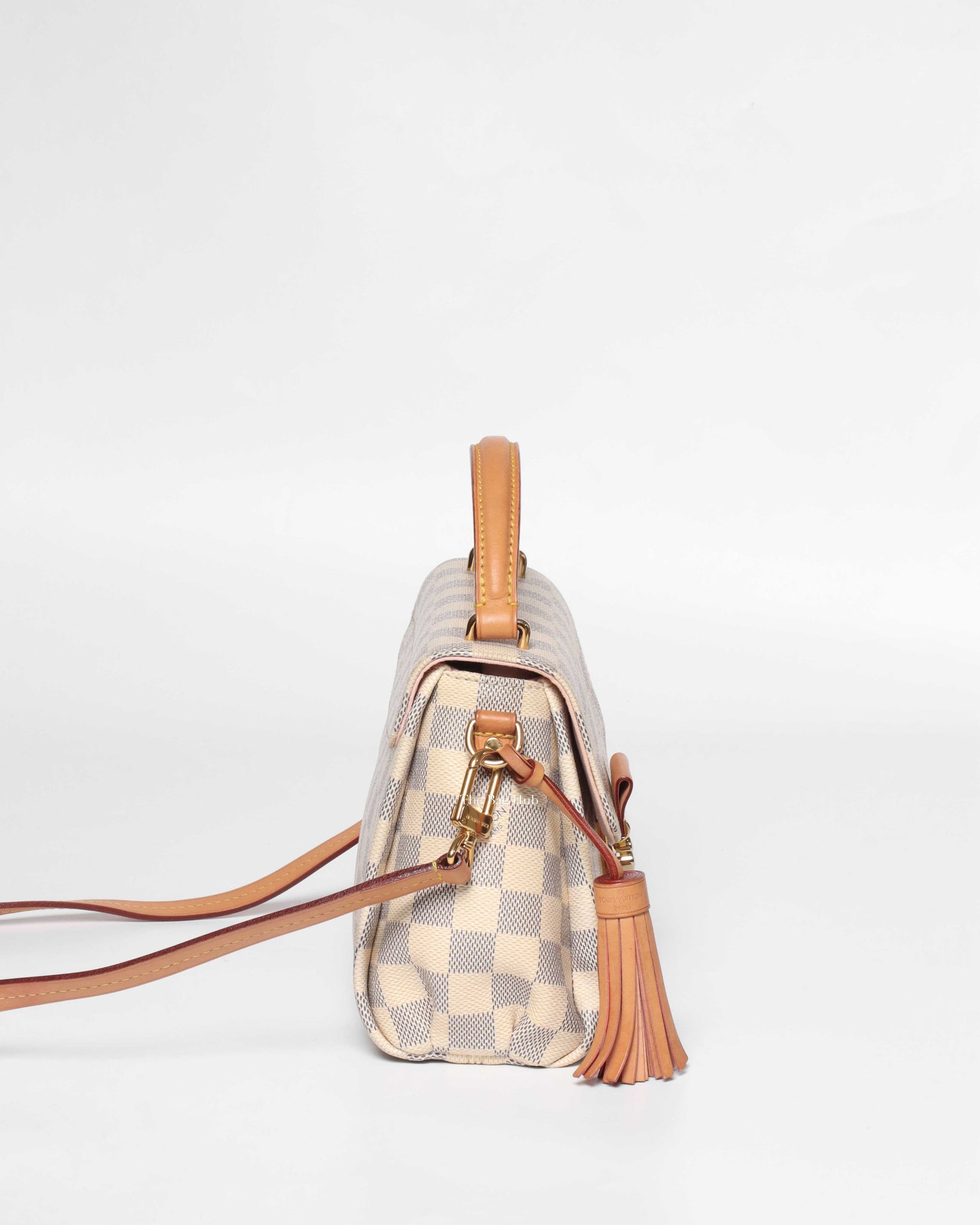 Louis Vuitton Damier Azur Croisette Crossbody Bag-4