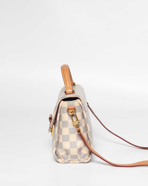 Louis Vuitton Damier Azur Croisette Crossbody Bag-5