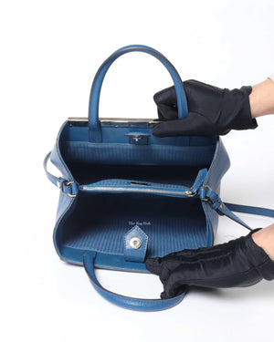 Fendi Blue Petite 2 Jours Shoulder Bag-11