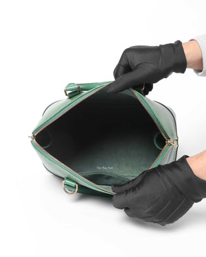 Louis Vuitton Green Epi Alma PM Shoulder Bag-11