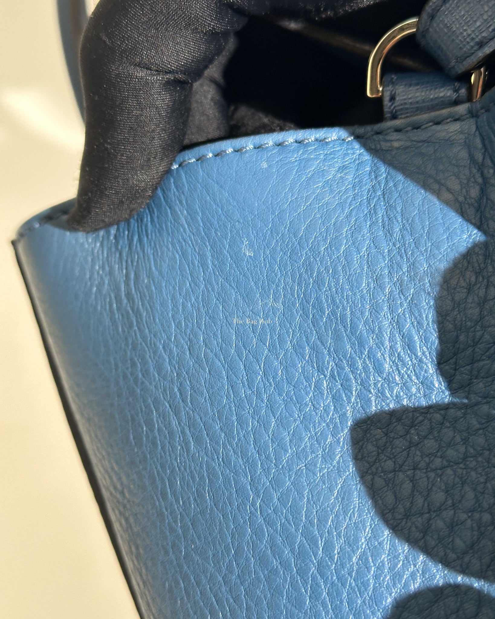 Fendi Blue Petite 2 Jours Shoulder Bag-16