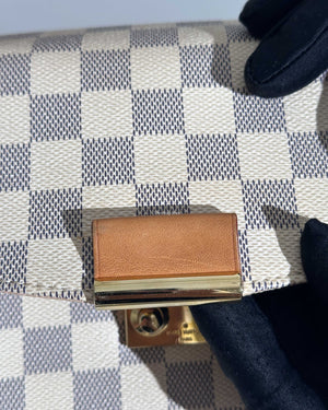 Louis Vuitton Damier Azur Croisette Crossbody Bag-15
