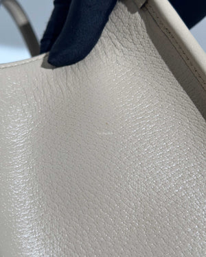 Gucci Beige and white GG Supreme canvas w/ Interlocking G Small Tote Bag-17