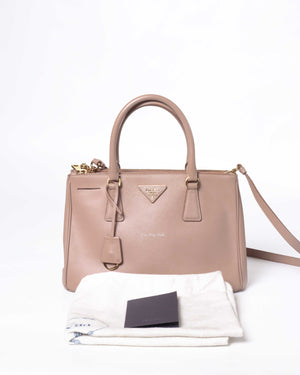 Prada Cammeo Saffiano Lux Double Zip Bag BN1801-13