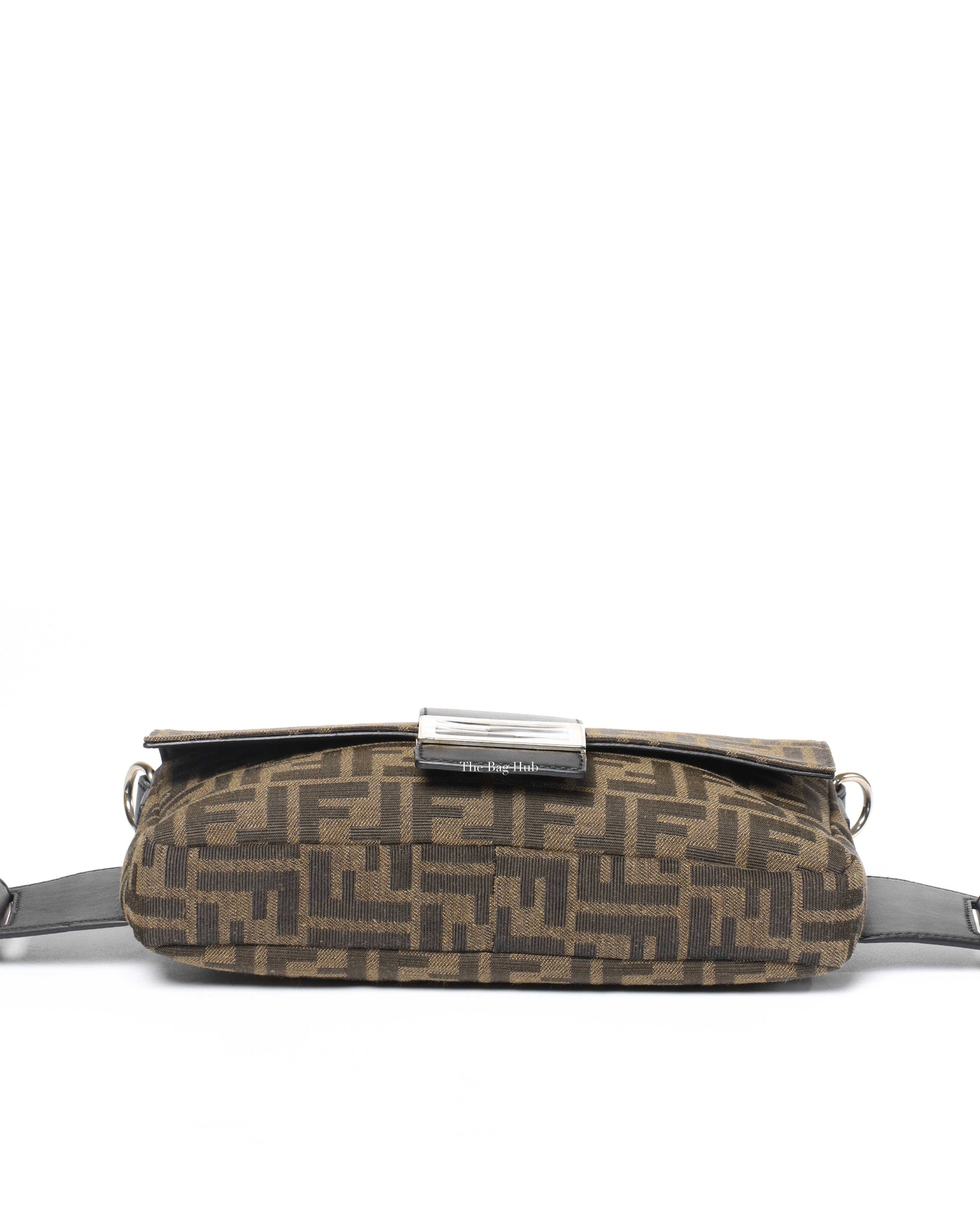 Fendi Brown Zucca Canvas Baguette 3 in 1 Convertible Bag-7