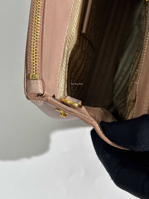 Prada Cammeo Saffiano Lux Double Zip Bag BN1801-27