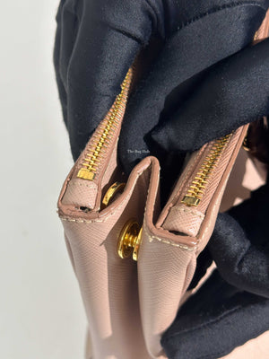 Prada Cammeo Saffiano Lux Double Zip Bag BN1801-30