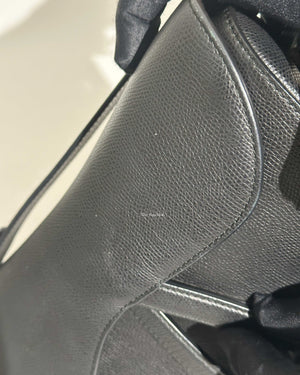 Dior Black Grained Calfskin Saddle Bag-20