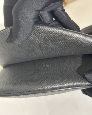 Dior Black Grained Calfskin Saddle Bag-25