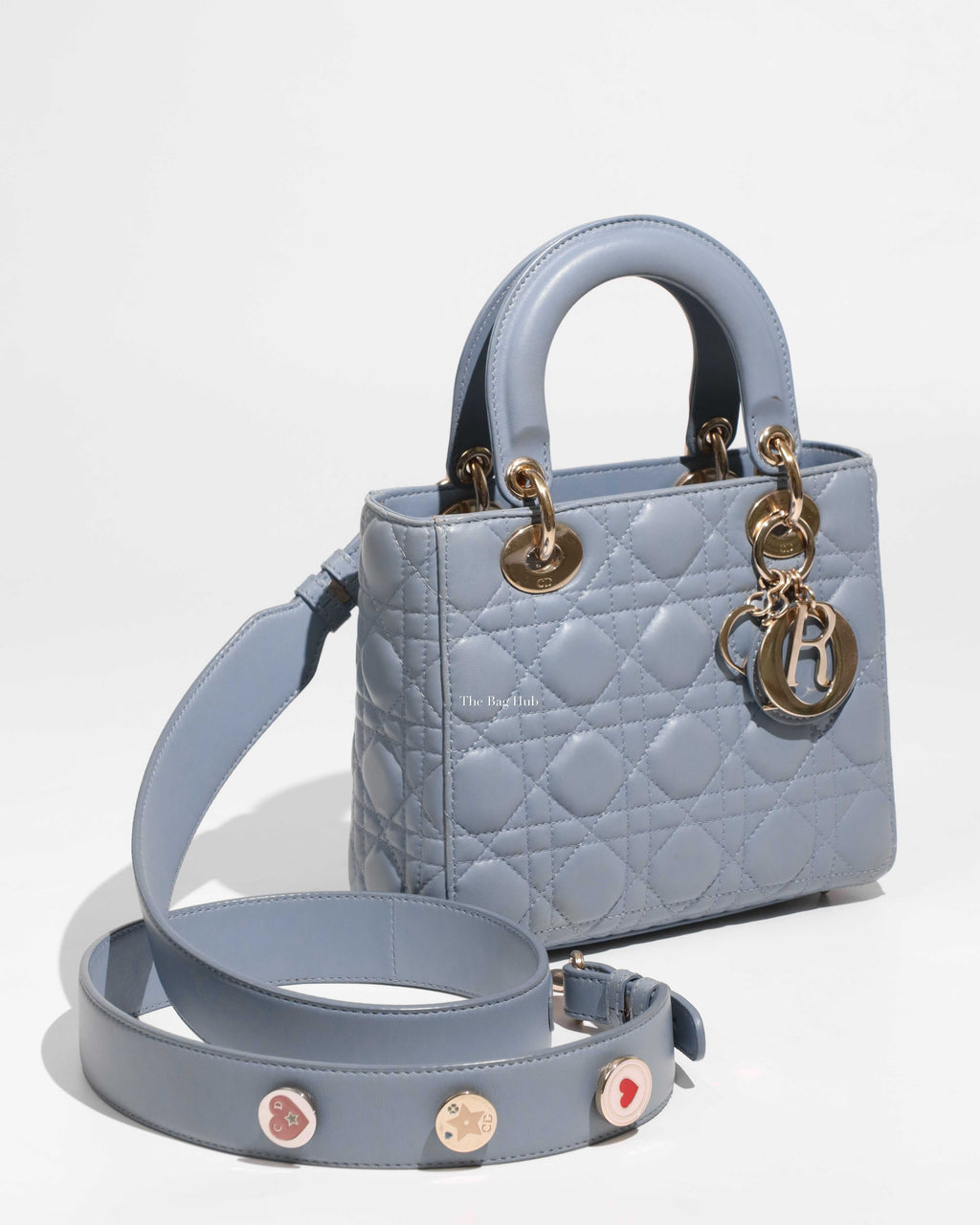 Dior Cloud Blue Cannage Lady Dior My ABCDior Shoulder Bag-1