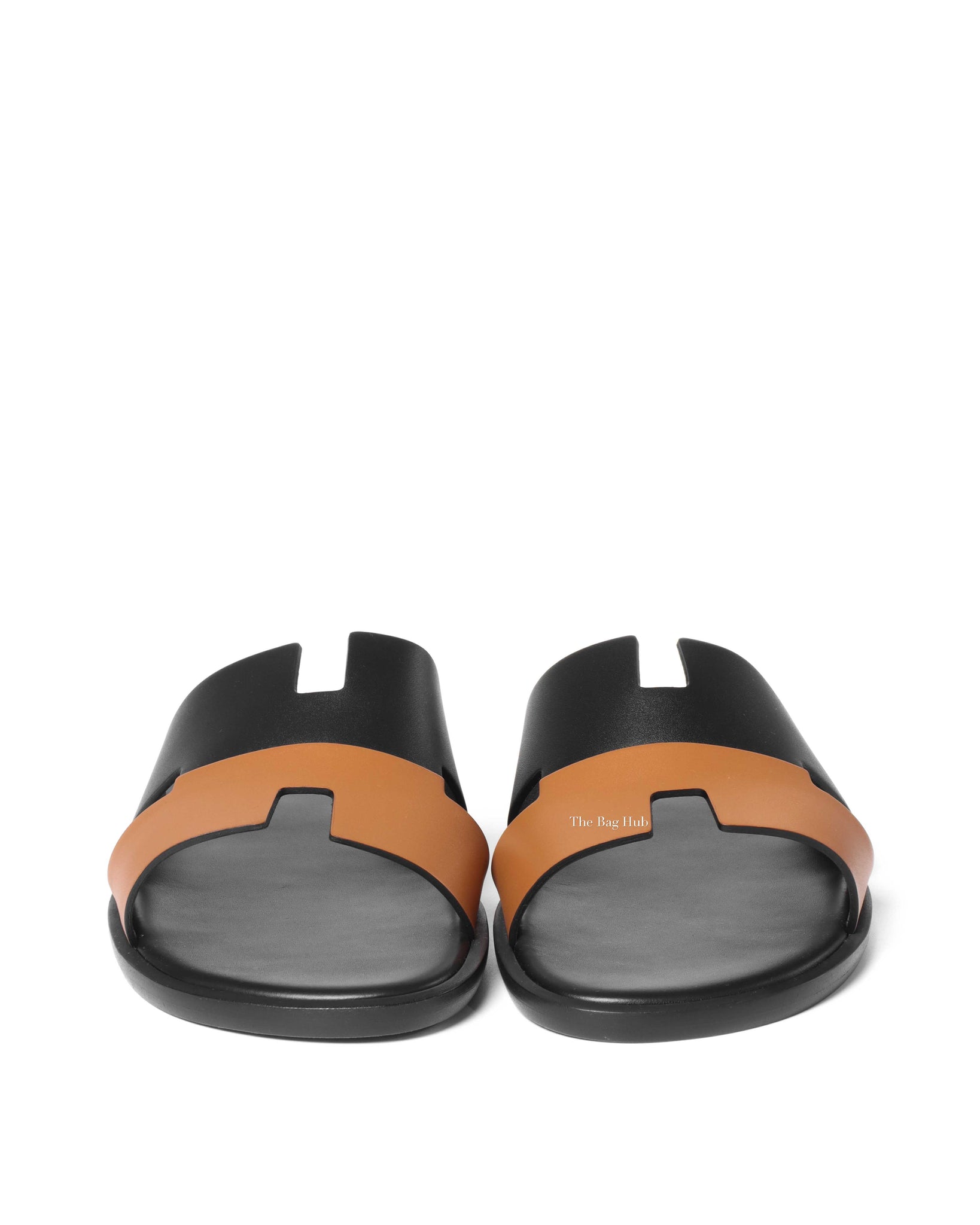 Hermes Noir/Naturel Calfskin Izmir Size 42.5-3