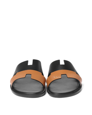 Hermes Noir/Naturel Calfskin Izmir Size 42.5-3