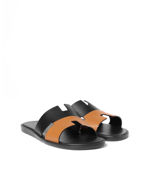 Hermes Noir/Naturel Calfskin Izmir Size 42.5-2