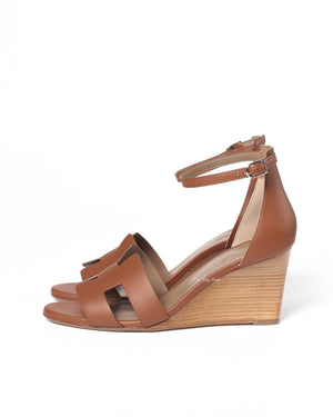 Hermes Brown Legend Sandals Size 38.5-5