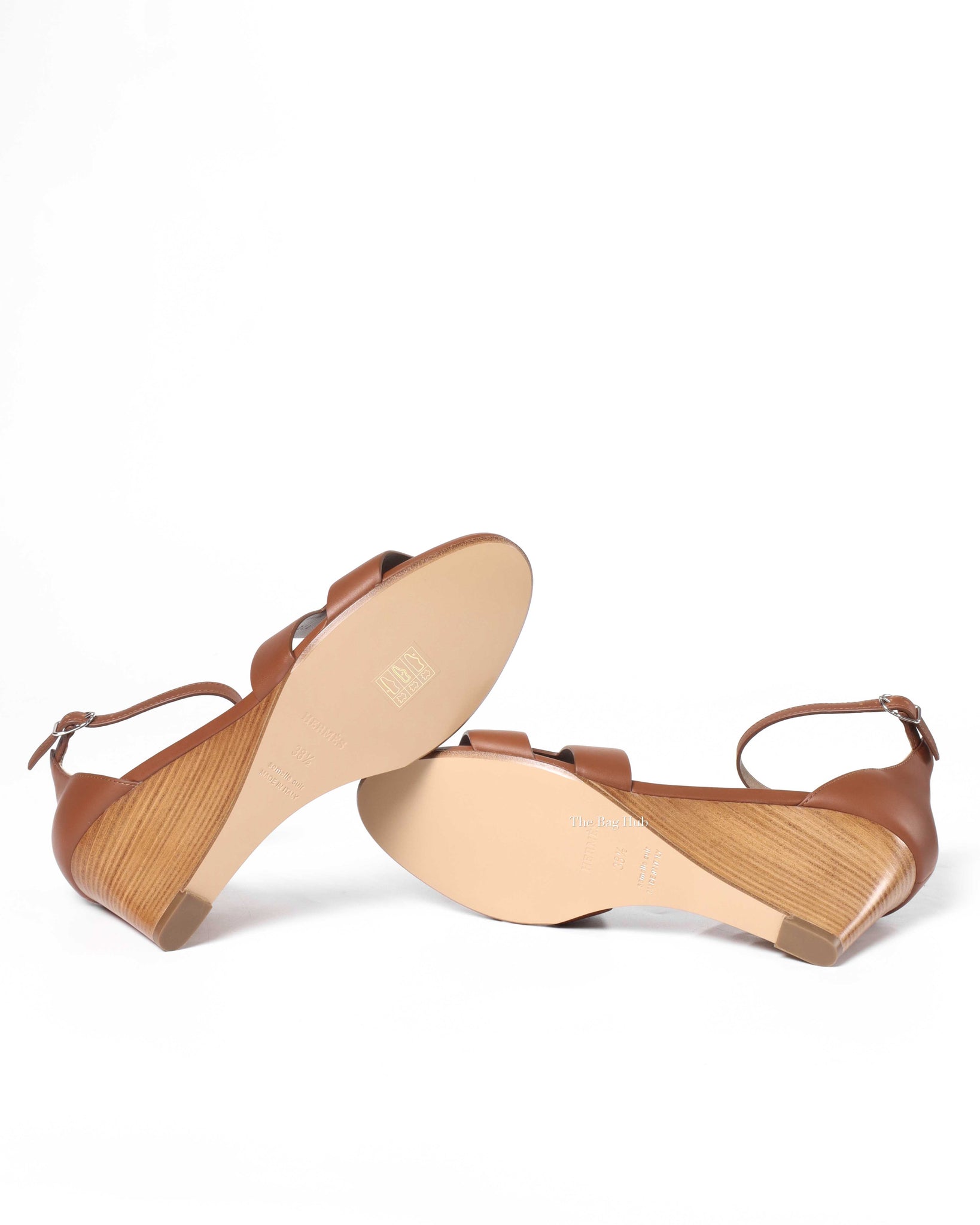 Hermes Brown Legend Sandals Size 38.5-7