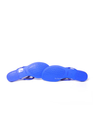 Hermes Blue Egerie Sandals Size 37-7