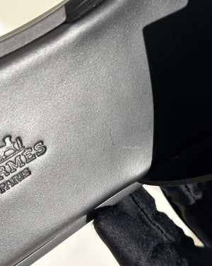 Hermes Noir/Naturel Calfskin Izmir Size 42.5-11
