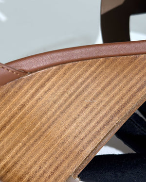 Hermes Brown Legend Sandals Size 38.5-11