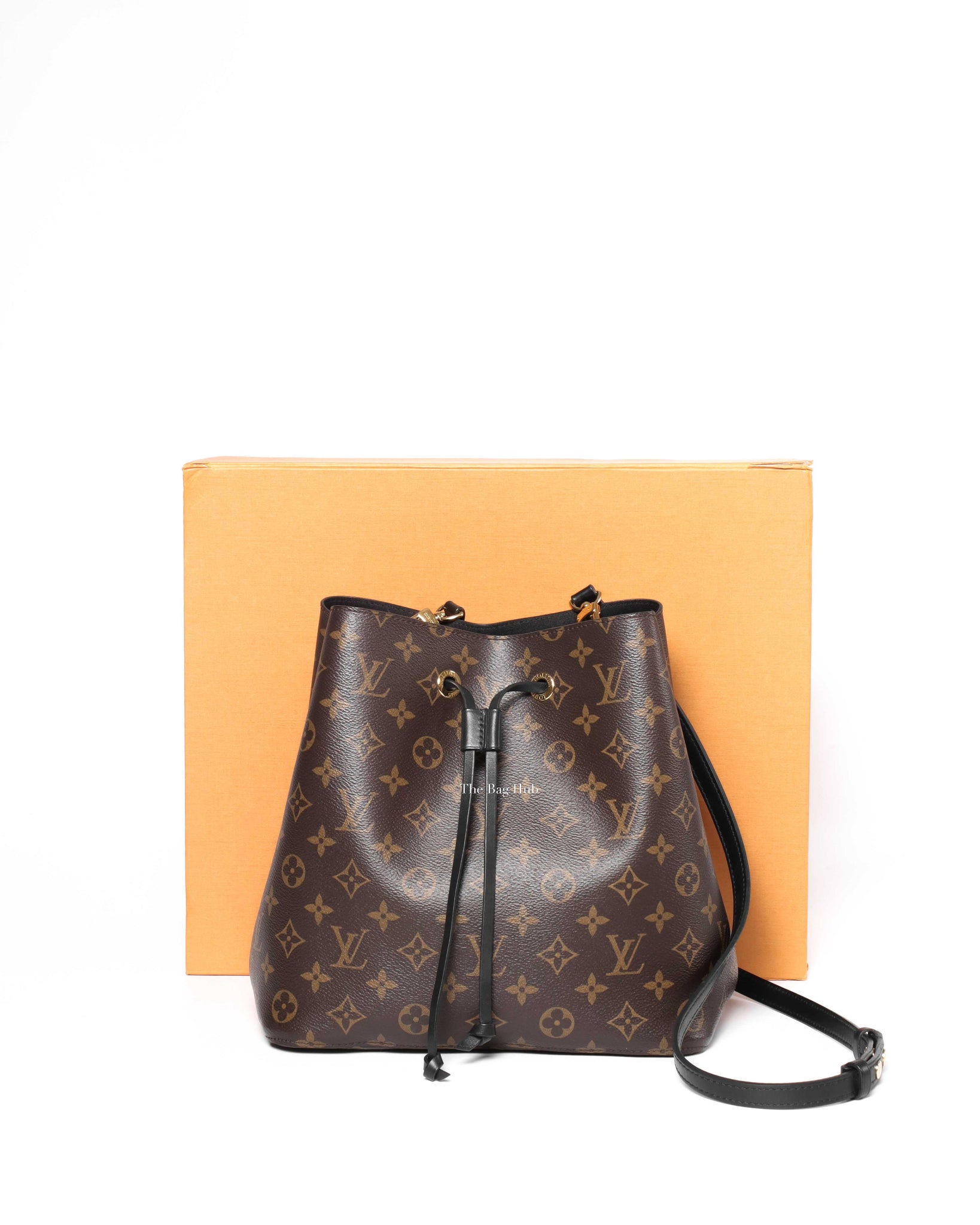 Louis Vuitton Black/Monogram Neo Noe MM Bucket Bag-13