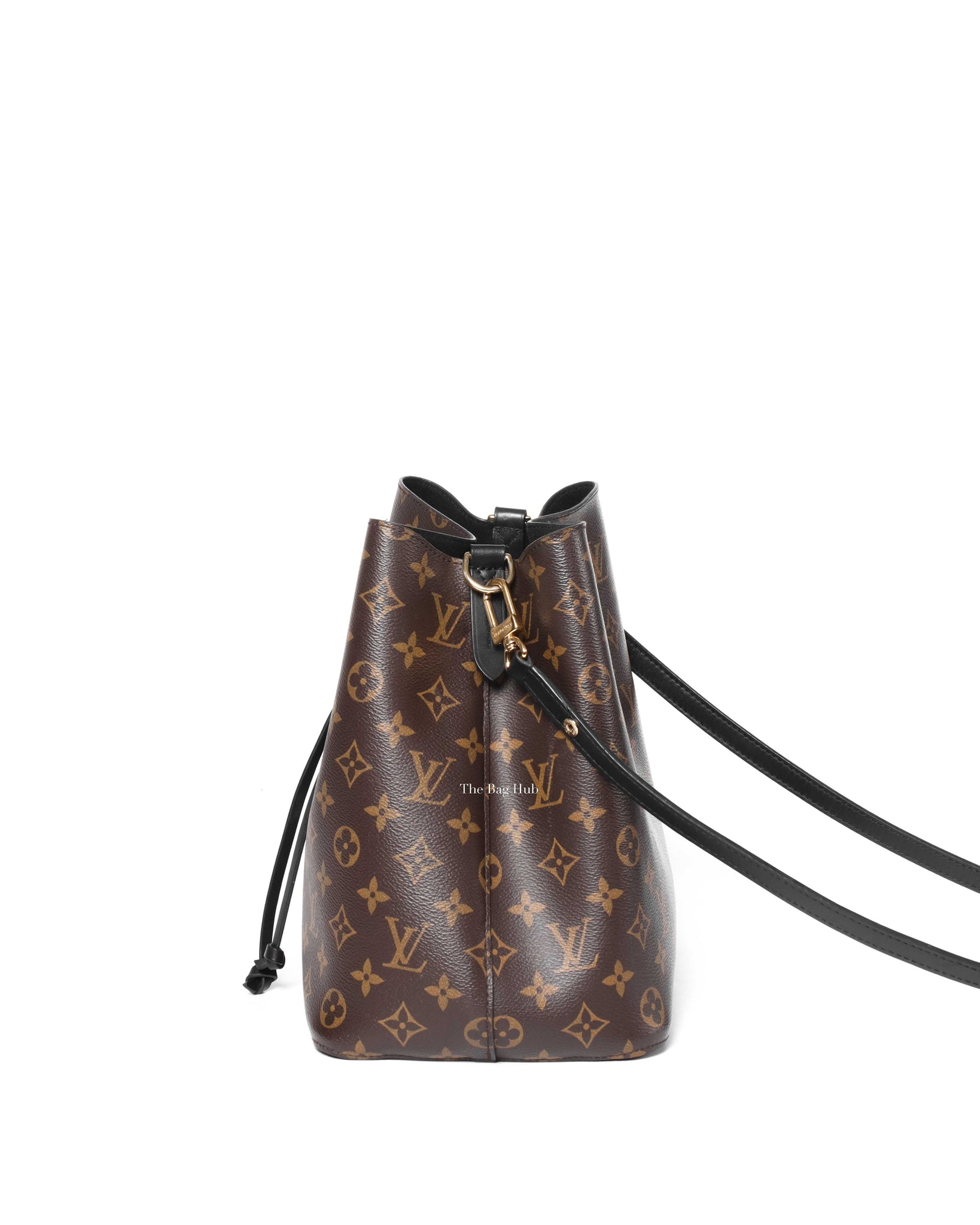 Louis Vuitton Black/Monogram Neo Noe MM Bucket Bag-5
