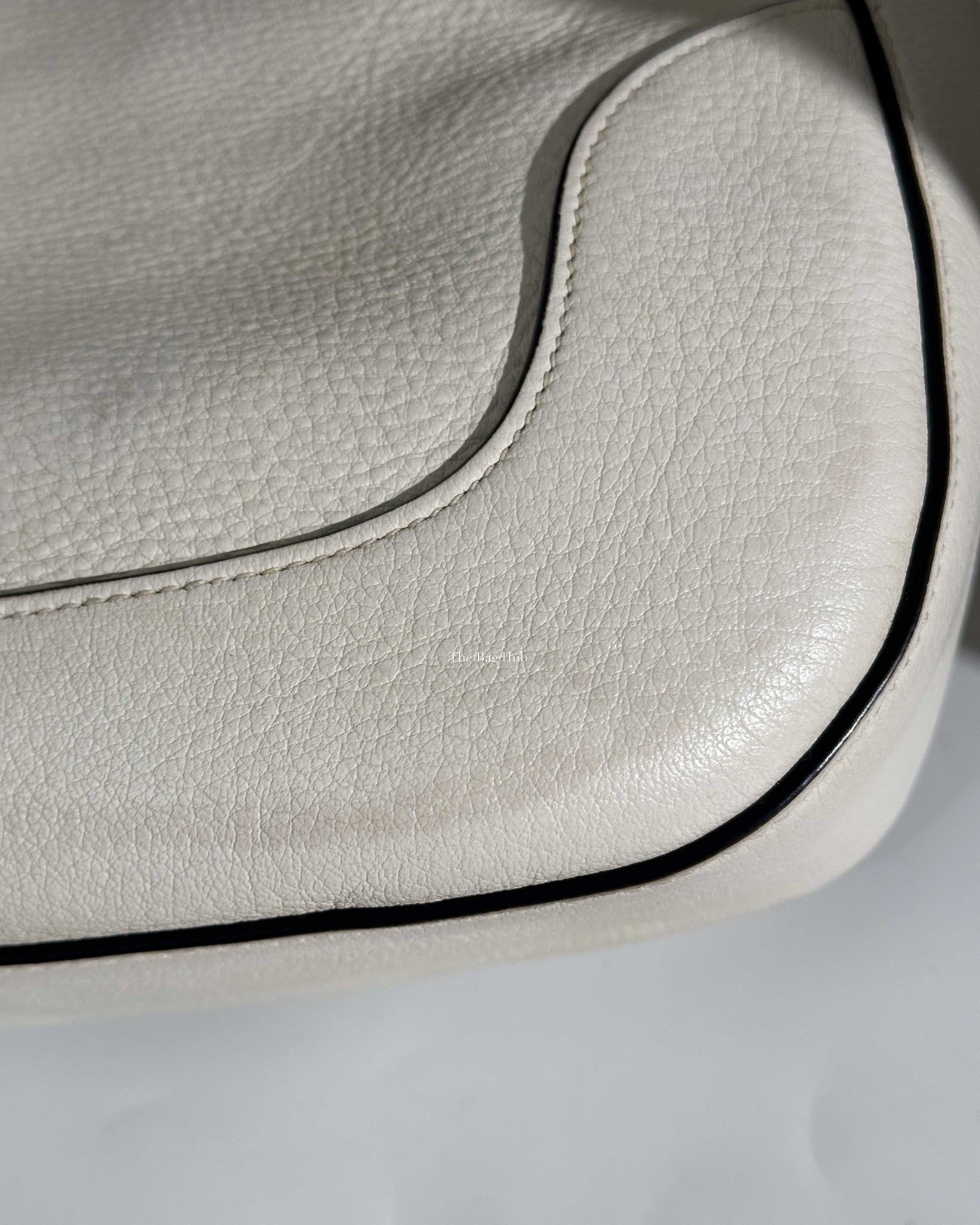 Prada Bianco Vitello Daino Bag 1BC052-17