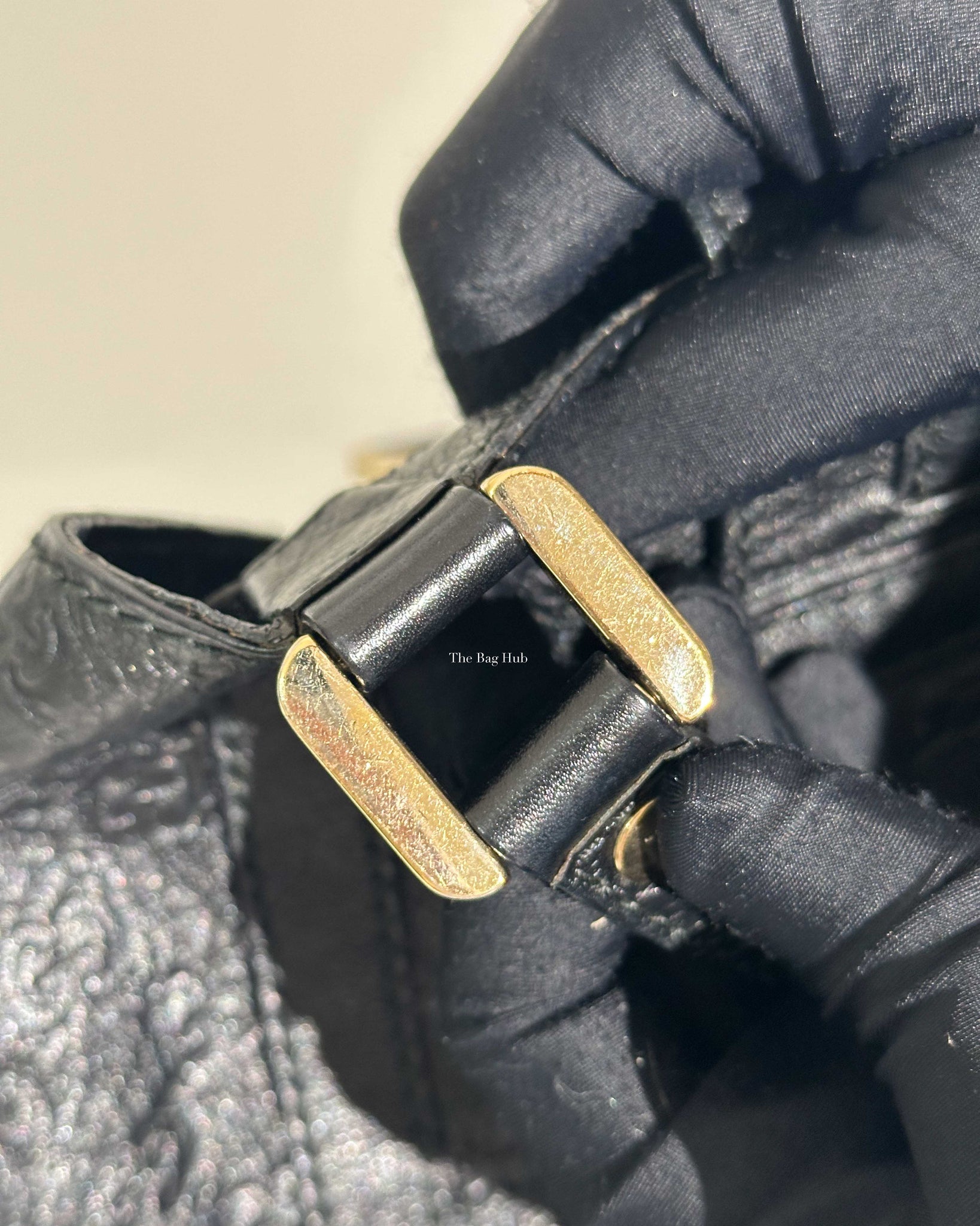 Gucci Black Guccissima Tote Leather Bag-20