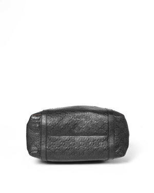 Gucci Black Guccissima Tote Leather Bag-6