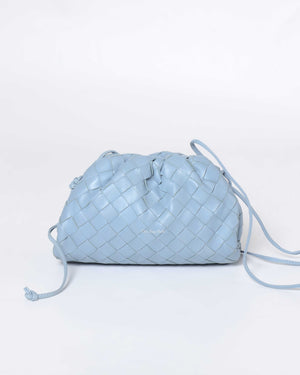 Bottega Veneta Light Blue Intrecciato Mini Pouch-2