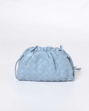 Bottega Veneta Light Blue Intrecciato Mini Pouch-3