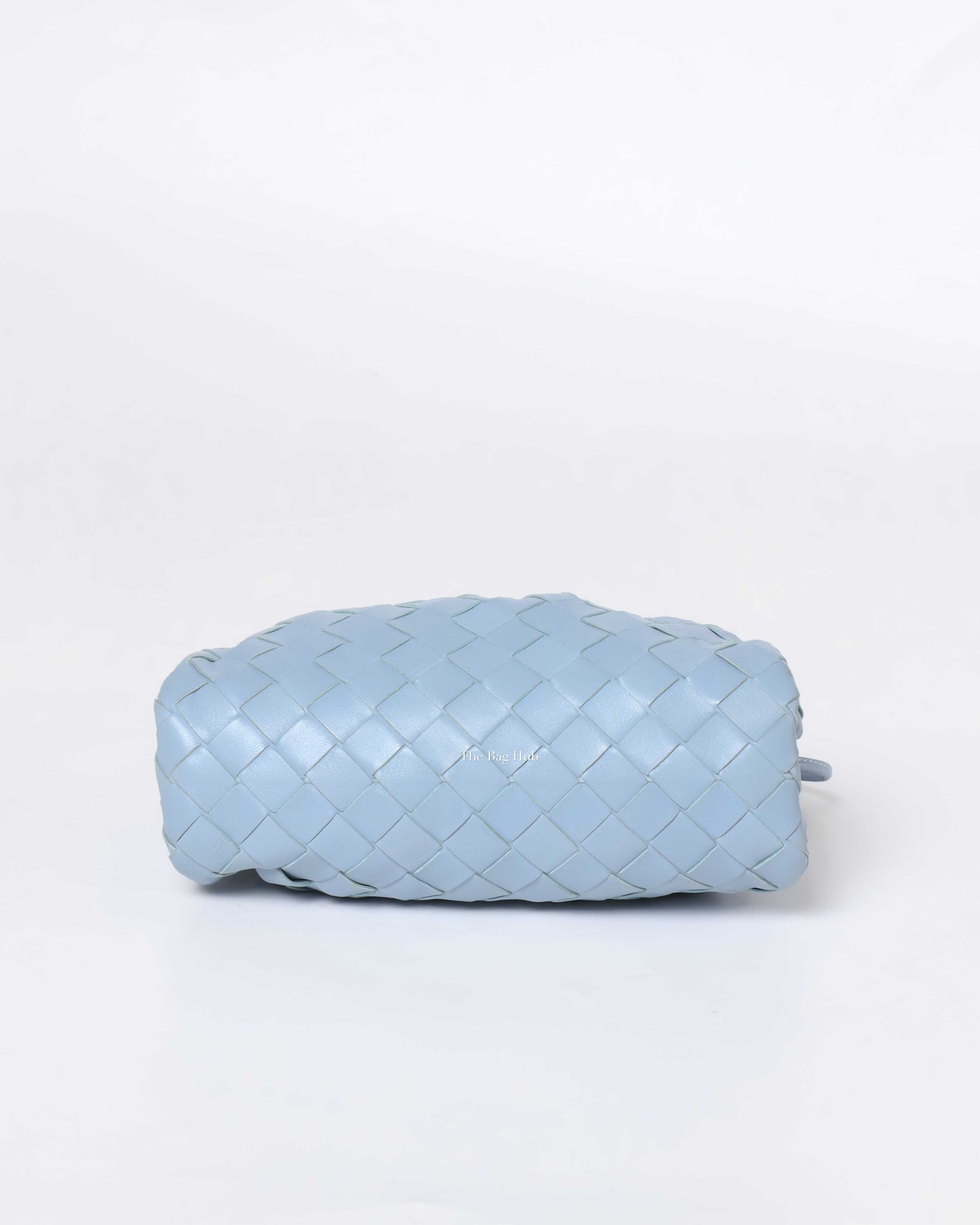 Bottega Veneta Light Blue Intrecciato Mini Pouch-6