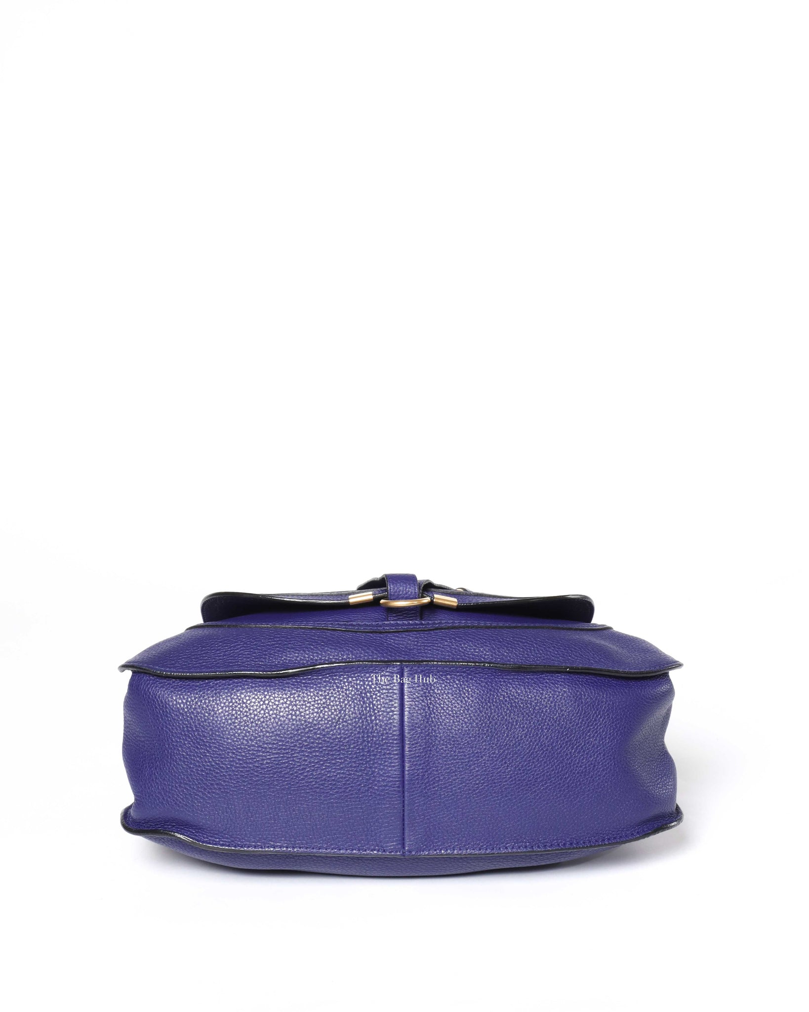 Chloe Blue Medium Marcie Shoulder Bag-6