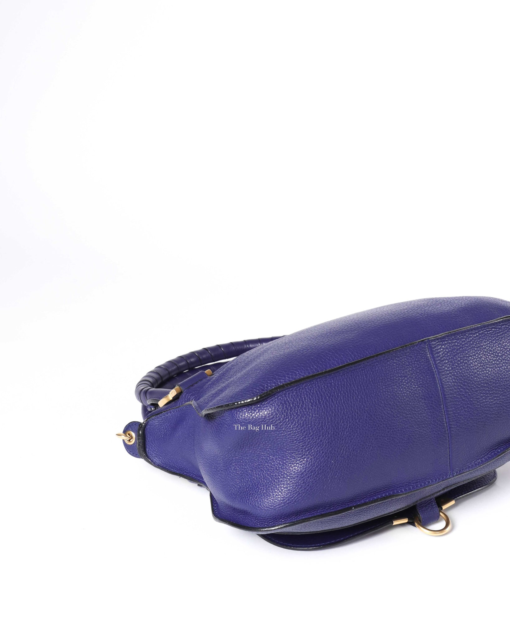 Chloe Blue Medium Marcie Shoulder Bag-9